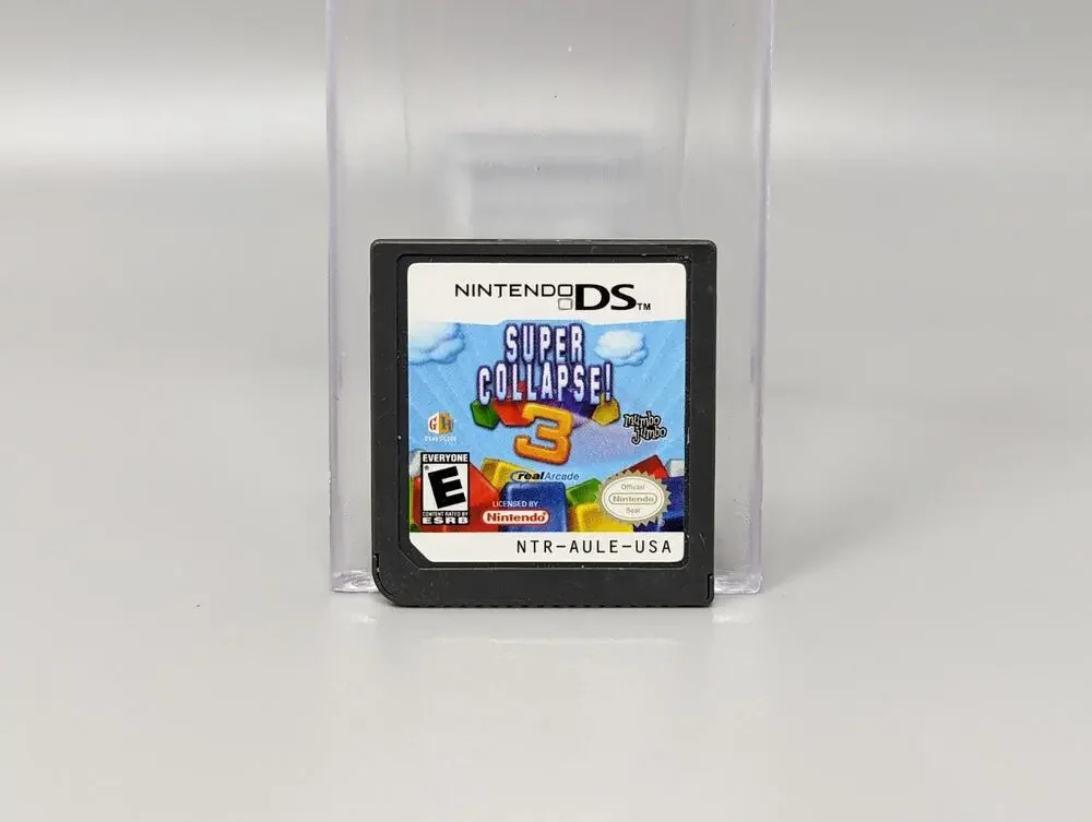 Super Collapse 3 Nintendo DS Lite DSi XL 3DS 2DS Game Only Tested